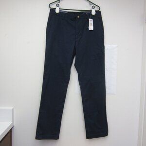 New $79.99 Vineyard Vines Pants Mens 33x32 Navy Stretch Breaker Pant Chino